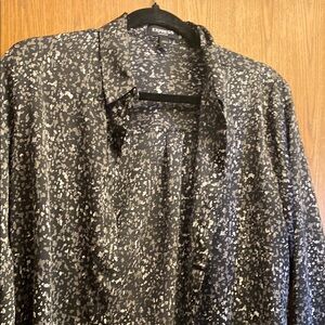 Express Black and White Shirt